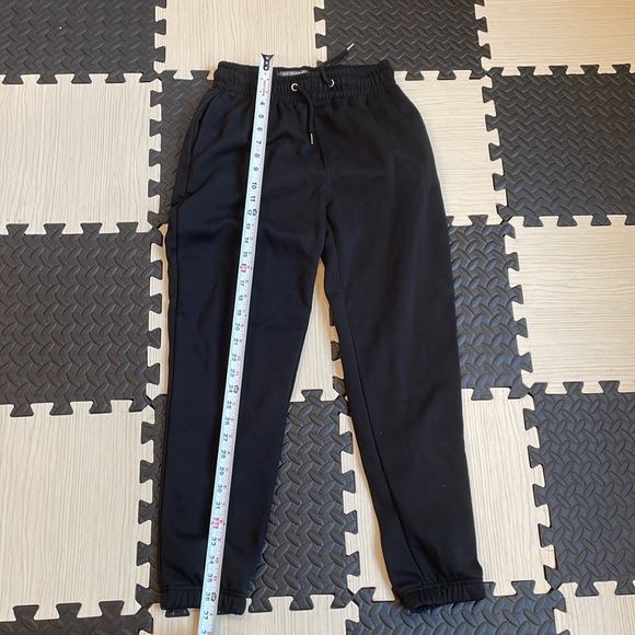 Primark I Thick Cozy Solid Black Tapered Joggers - Picture 2 of 6